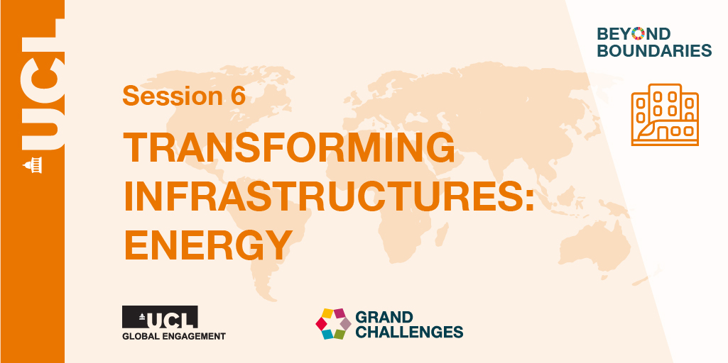 UCL & the UN Sustainable Development Goals (@ucl_sdgs) on Twitter photo Join us on 26th October for Session 6 of Beyond Boundaries to hear about the importance of transforming infrastructures to tackle the #climatechange emergency with Prof Mark Swilling, Sam Mason, Cllr <a href="/AdamDKHarrison/">Adam Harrison</a>, Dr <a href="/pritiparikh73/">Professor Priti Parikh</a> & <a href="/s_colenbrander/">Sarah Colenbrander</a>
👉 beyondboundaries6.eventbrite.co.uk Join us on 26th October for Session 6 of Beyond Boundaries to hear about the importance of transforming infrastructures to tackle the #climatechange emergency with Prof Mark Swilling, Sam Mason, Cllr <a href="/AdamDKHarrison/">Adam Harrison</a>, Dr <a href="/pritiparikh73/">Professor Priti Parikh</a> & <a href="/s_colenbrander/">Sarah Colenbrander</a>
👉 beyondboundaries6.eventbrite.co.uk