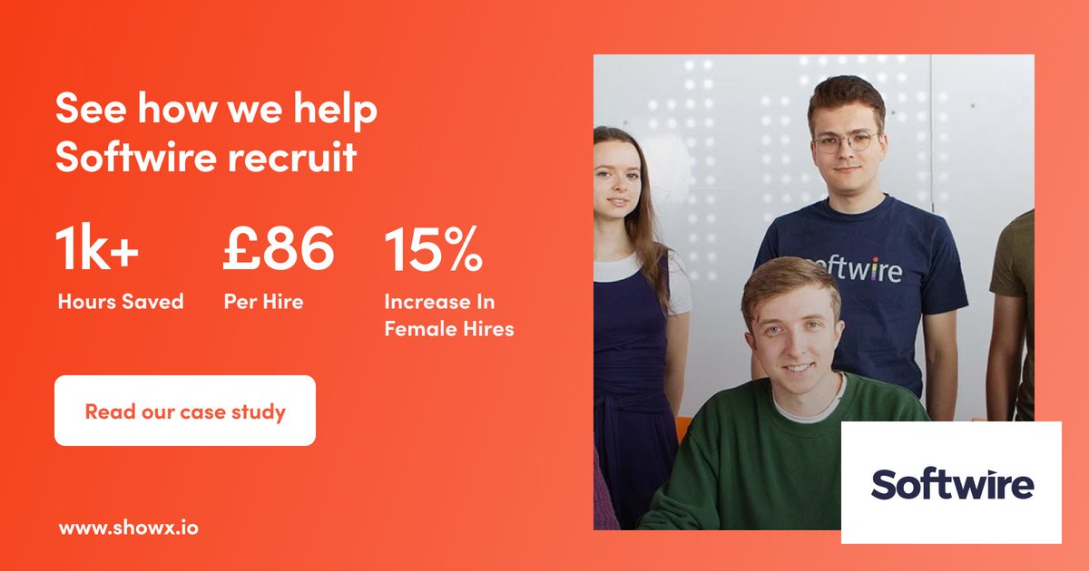 1,000 hours saved, 15% increase in female hires and a cost per hire of just £86 - take a look at how Softwire used our technical testing for a more efficient recruitment process showx.io/customers/soft…  #techtalent #diversity