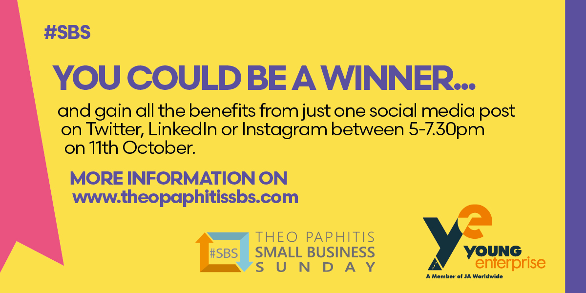 Another thing that is different about this week is that potential #SBS winners can enter not only on <a href="/Twitter/">Twitter</a> this time, but also <a href="/instagram/">Instagram</a> and @LinkedInUK - depending on their platform of choice! #sbswinnershour
