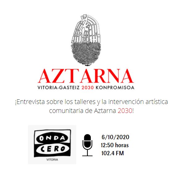 CiudadesClip's tweet photo. Si te interesa conocer más de cerca 🔍 la iniciativa #Aztarna y en qué consisten los talleres que haremos entre octubre y diciembre... ¡no te pierdas la entrevista de HOY de @OndaCero_es a nuestro compañero @figlesias5!
🕐12:55
📻 https://t.co/AyDjBJ4DOn
¡Vamos a dejar huella 🖕! https://t.co/6UCo3M2Zt9