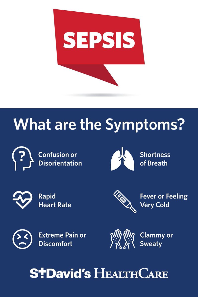 NikkiScallan's tweet photo. Please if anyone has any of these symptoms get them checked out sepsis and septic shock can kill you could lose limbs but if caught early enough you could be saved.
After getting sepsis myself I wouldn’t wish it on my worst enemy mine was caught early enough #sepsissurvivor https://t.co/da5mST4lnh