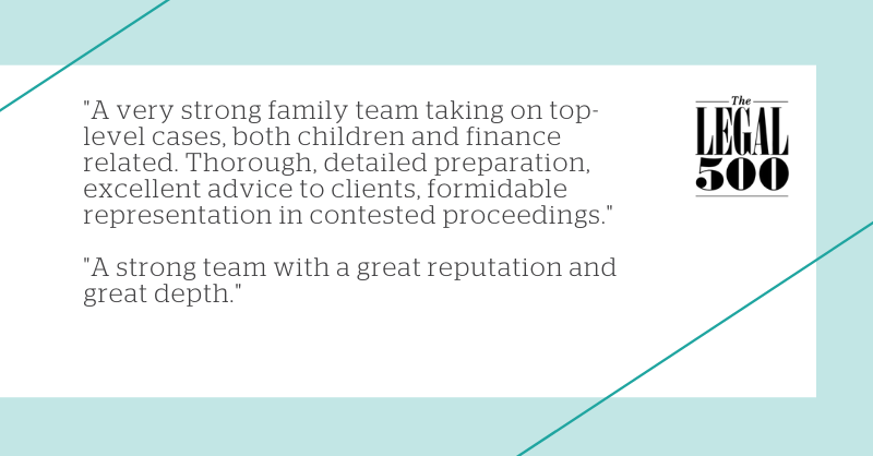 KNFamilyTeam's tweet photo. We thank our clients, peers &amp; contacts for supporting our recognition as “the dream team” in the #L500UK2021 &amp; we congratulate everyone who was ranked and recognised this year. Acknowledging our #humblebrag, we are donating to #billablehours, @MaytreeRespite &amp; @dotslondon https://t.co/TNn5ZPgXqf