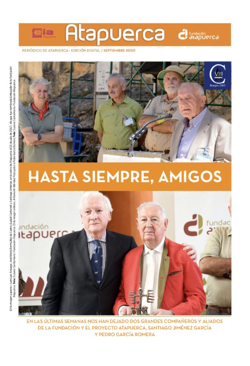 FATAPUERCA's tweet photo. Ya podéis consultar el Periódico de #Atapuerca Nº 107 en
https://t.co/zpA1fwuyF4
Para descargarlo, podéis acudir a nuestra página web
https://t.co/FV5JvLeV2e https://t.co/ZKqX9gBGvC