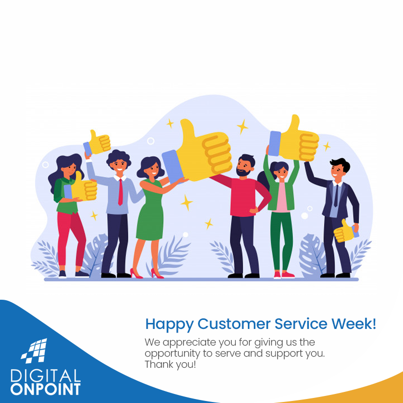 DigitalOnpoint's tweet photo. Happy Customer Service Week! #CSWeek2020 #CustomerServiceWeek #CSWeek #HappyCSWeek https://t.co/nUMRFeJ6x6