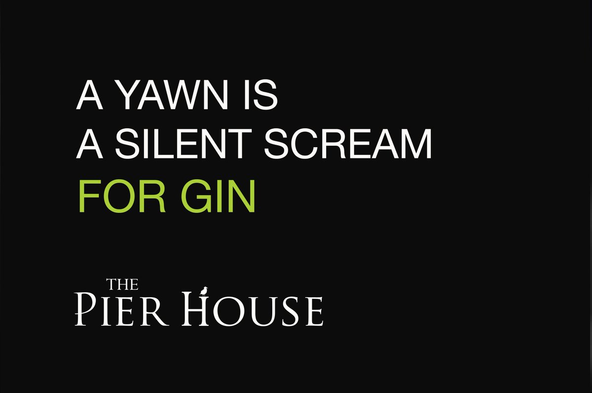 Don't worry, we hear you....
#tuesdaymorning #gin #screamforgin #westwardho #thepierhouse #braddicksmoments
#ginspirtation