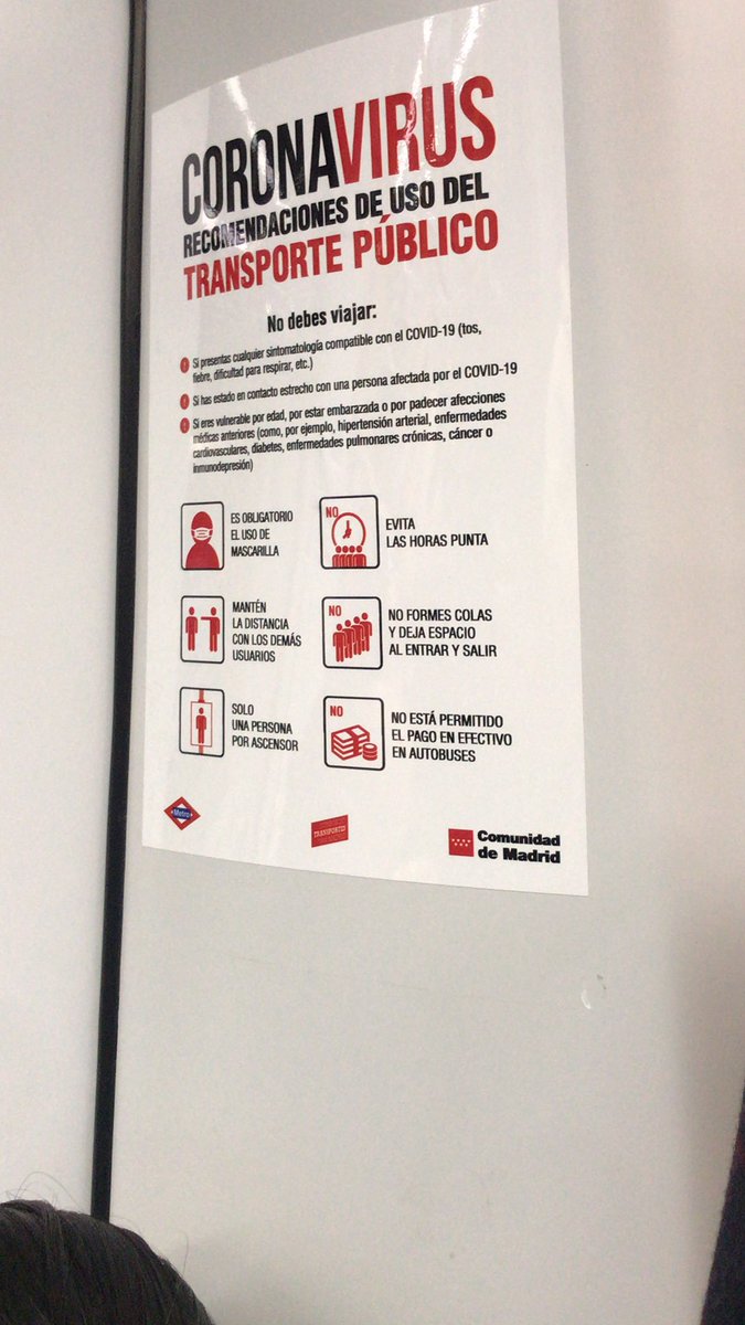 Nere_enjoy's tweet photo. Me encantan las recomendaciones de @metro_madrid ya que ni nosotros elegimos la hora de entrada a la oficina ni elegimos no guardar distancia de seguridad. Pero vosotros sí podéis poner más trenes @IdiazAyuso @ComunidadMadrid #mastrenesYA https://t.co/B5rzTQJbPJ