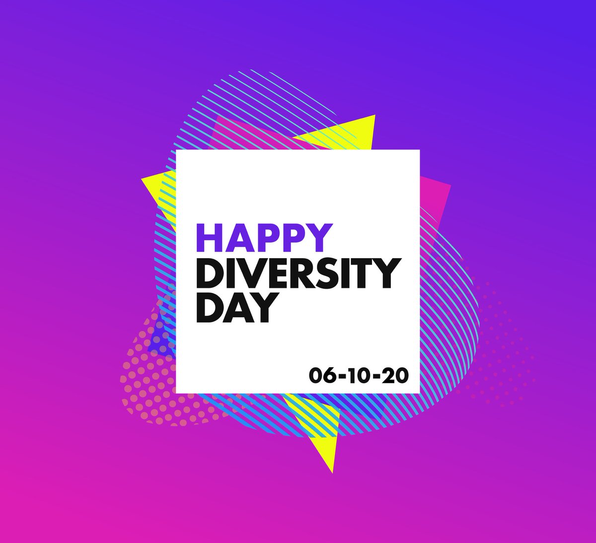 Fijne Diversity Day! Vandaag vieren ruim 300 Nederlandse bedrijven de kracht van #diversiteit &amp; #inclusie. Juist nú is het belangrijk om met elkaar verbonden te zijn en te blijven. Vier jij het mee? Deel het dan met #diversityday, zo maken we er samen een inspirerende dag van!