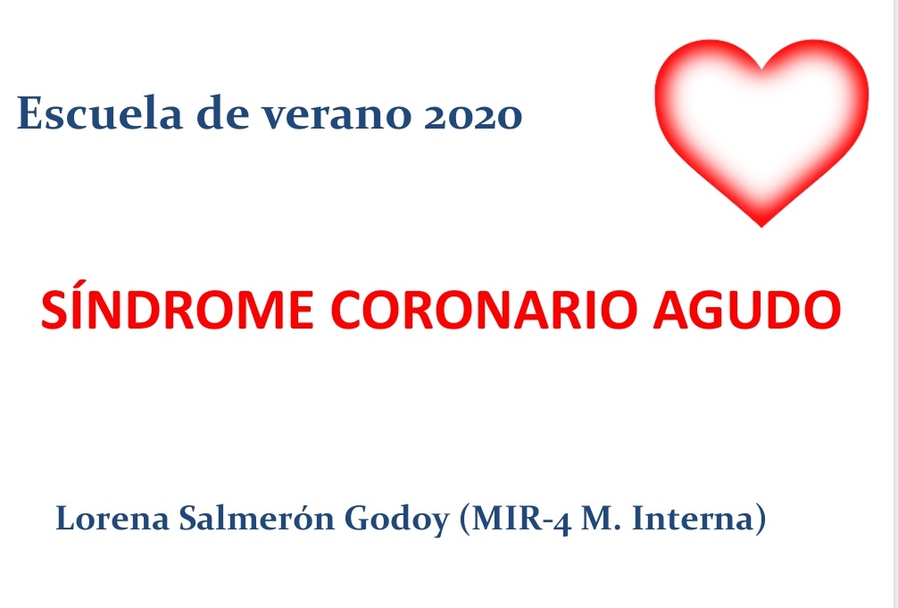 interna_12's tweet photo. Hoy la Dra Lorena Salmerón habla del Síndrome coronario agudo y de la fibrilación auricular. Empezamos en 10 minutos!! #Interna_H12O #MedEd #SEMItuit https://t.co/cInnlS97ns
