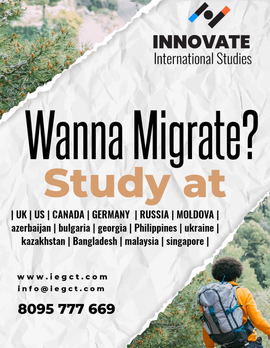 iegctstudys's tweet image. If you want to study in top rated universities around UK/AUS/Canada/Europe with 100% scholarships visit IEGCT's website right now.We are the best educational consultants in Kerala
iegct.com
#studyabroad #studyuk #studyinaustralia #studyincanada