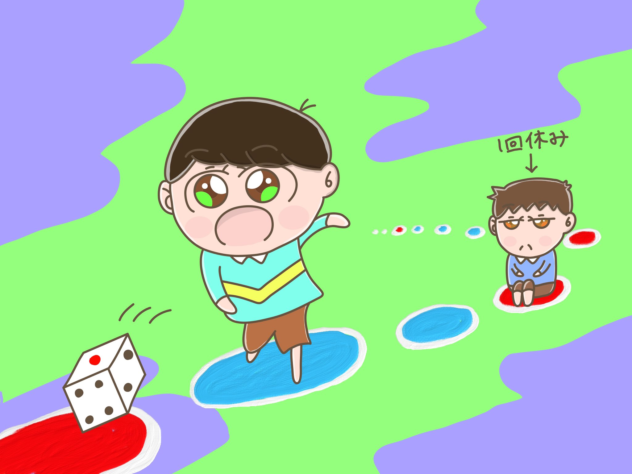 توییتر Aki かわいい子供 動物イラスト描きます در توییتر すごろくで遊んでいる男の子たち イラストレーター イラスト 毎日イラスト 子供 男の子 少年 すごろく 遊び イラスト好きな人と繋がりたい 絵描きさんと繋がりたい 秋の芸術アカウントフォロー