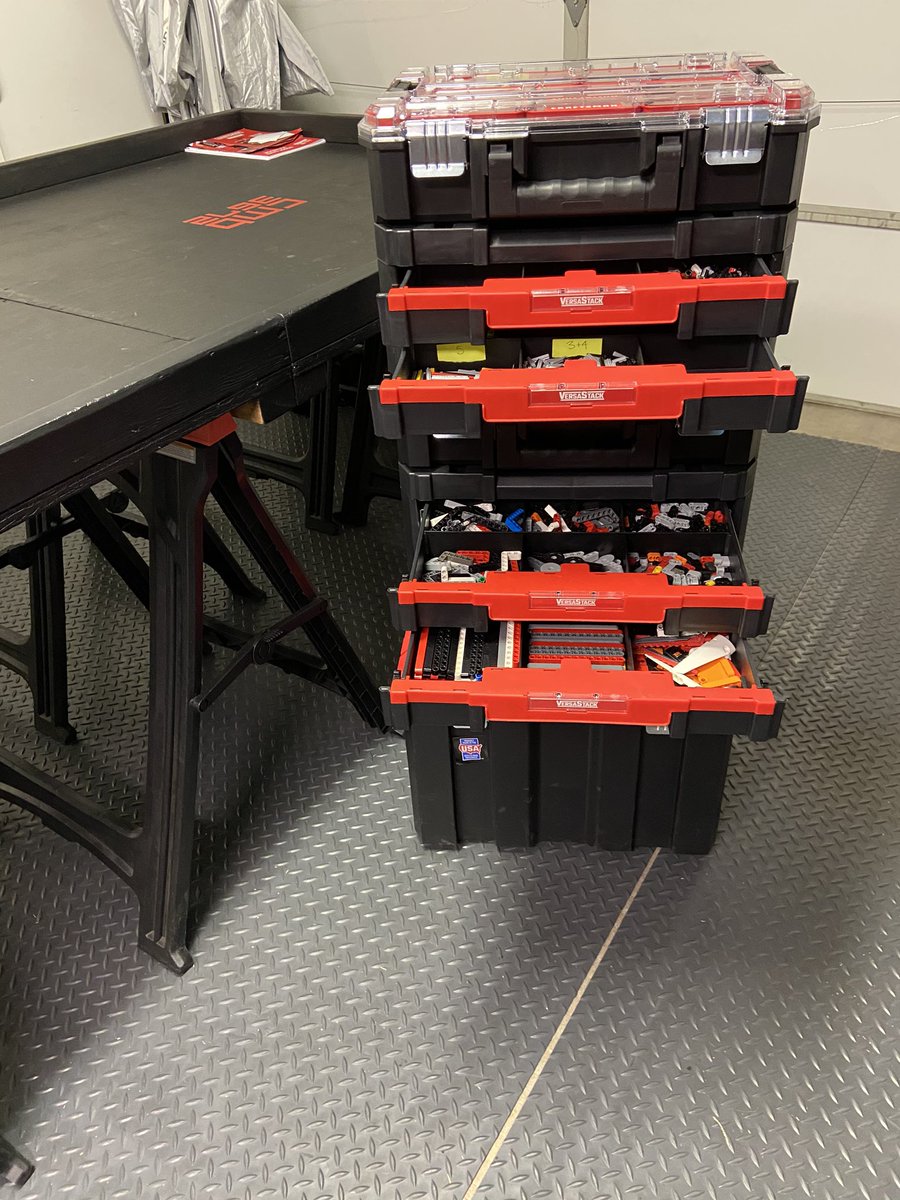 Our CMB <a href="/firstlegoleague/">FIRST LEGO League</a> team just did a little upgrading of our storage system. <a href="/craftsman/">CRAFTSMAN Tools</a> ! So excited to go red and black, CMB colors and #teamCraftsman colors too! Wonder if <a href="/craftsman/">CRAFTSMAN Tools</a> would sponsor our 4 times FIRST world champion contender team? <a href="/FIRSTweets/">FIRST</a> #gamechangers