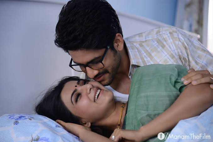 3rd movie manam I think they are deeply in love during the manam movie shooting  #chaysam