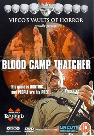 jamessimpson4u's tweet photo. Blood Camp Thatcher aka Turkey Shoot VIPCO DVD sleeve. This Aussie gem is covered in #vipcobook https://t.co/JlOvrp5igX https://t.co/0jvcONYDZM