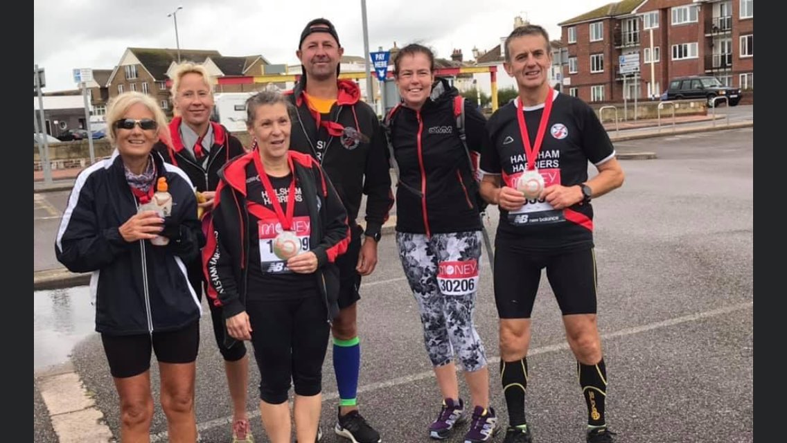 Great day at London virtual marathon on Sunday. Xx😊❤️