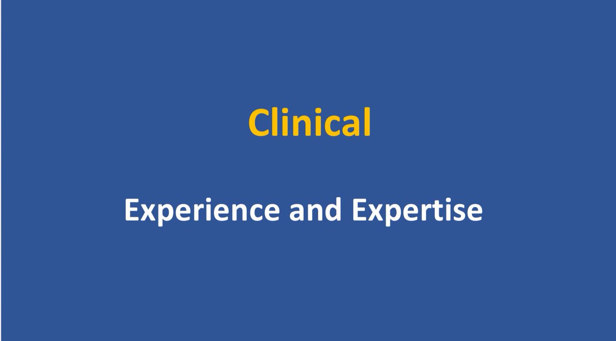 Experience and expertise is there a difference?How does one develop expertise in ones chosen field of clinical care?Twitter is famous for it’s echo chambers and camps of belief and support. There seems to be a trend that leans away from experience yet not expertise? A thread