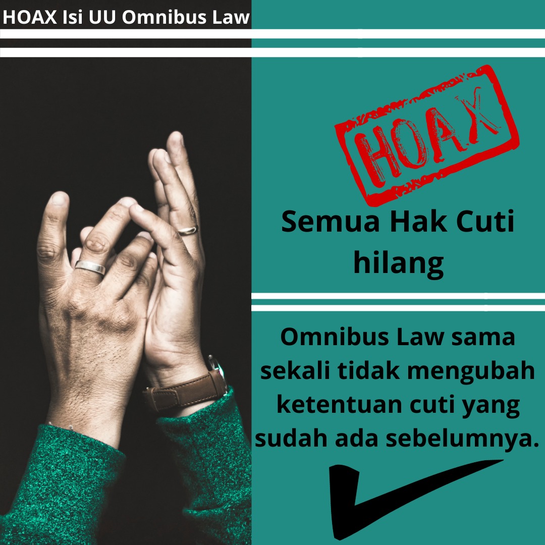 perguso_ID's tweet photo. WASPADA HOAX!

Guys kita harus cerdas dalam memilih berita.
banyak sekali hoax terkait UU Omnibus Law ini. Banyak isu yg di goreng tanpa adanya fakta.

Apa saja yg menjadi fakta? Simak dibawah ini ya 👇 https://t.co/mBoA8u5t0g