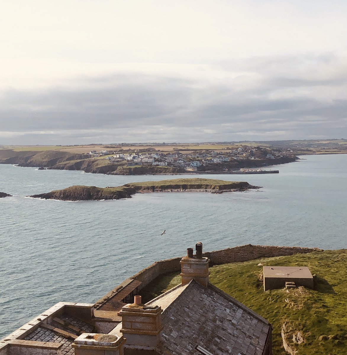 The stunning view back towards the village from the top of Ballycotton Lighthouse.
<a href="/BCSeaAdventures/">Ballycotton Sea Adv</a> 
<a href="/pure_cork/">Pure Cork</a> <a href="/corkbeo/">Cork Beo</a> 
@PhotosCork #photography #photographer #Ireland  #History #WildAtlanticWay #staycation #cork #level3