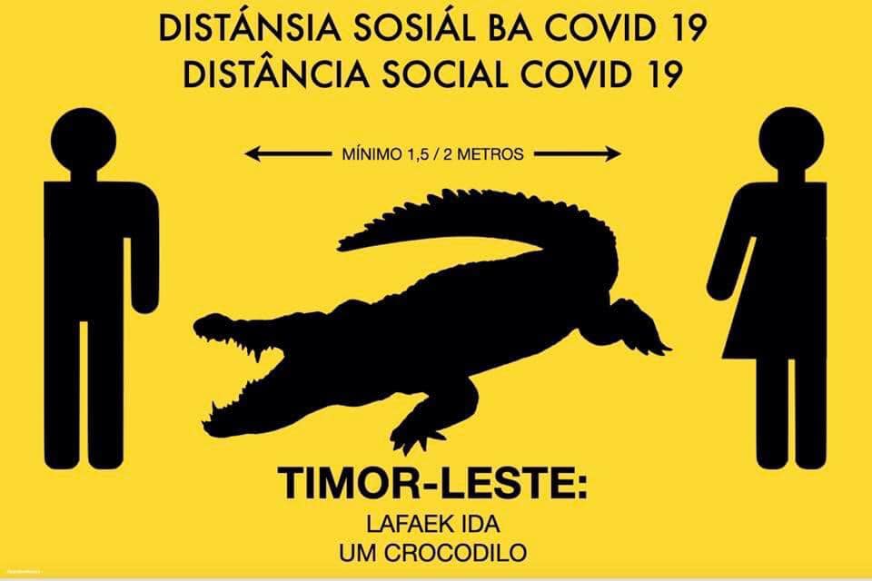 Dili_Matt's tweet photo. #SocialDistancing #TimorLeste style #COVID19 🇹🇱🐊 https://t.co/u3t9sszkO1