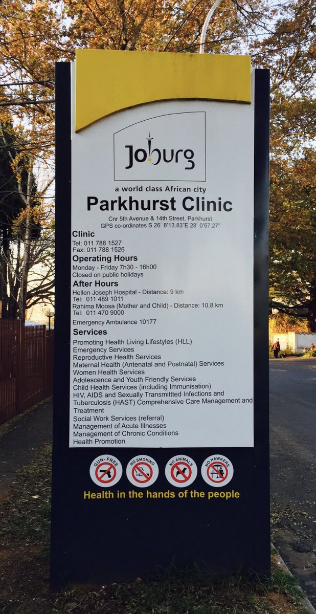 In yesterday’s deluge the Parkhurst Clinic was flooded. Limited services are available today as a result. Anyone seeking a COVID test should please go to nearby community clinics such as Windsor or Randburg.
A list of clinics is available here: joburg.org.za/services_/Page…