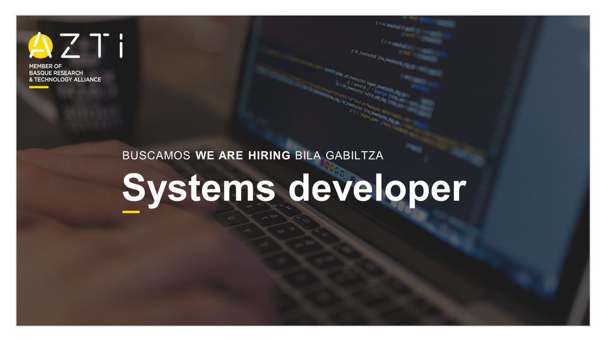 azti_brta's tweet image. ¿Eres experto/a en programación, linux, cloud computing y data processing? ¿Sabes gestionar proyectos?
Si has respondido que sí, te estamos buscando.
✍careers.talentclue.com/en/node/639722…️
#empleo #systemsdeveloper