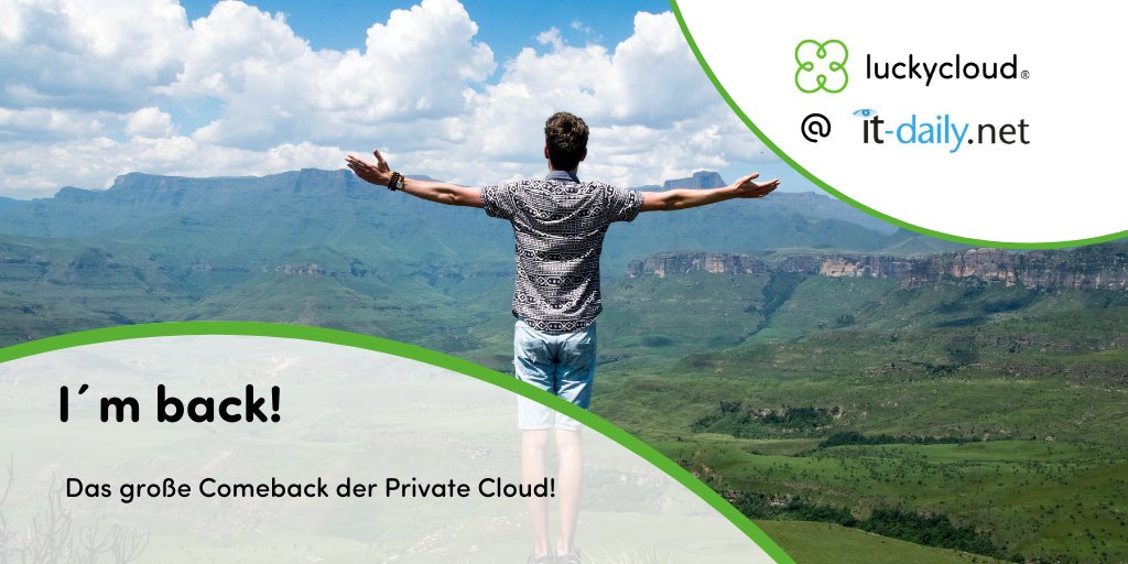 luckycloudGmbH's tweet photo. #Private oder #Public #Cloud? 

Durch höheren Wartungsaufwand,  fehlender Expertise, und höheren Kostenaufwand entscheiden sich viele #KMU für die Public Cloud. 

Nun feiert sie als „Hosted Private Cloud“ ein #Comeback. 
8 Ursachen dafür  @it__security 
https://t.co/baoG9suQDC https://t.co/oDHPD6znAr