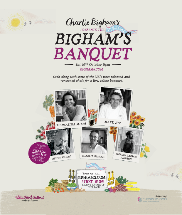 edcumming's tweet photo. If you were interested in @ChefsinSchools - you can support them by taking part in @charliebighams Zoom banquet this Saturday, ft @thomasinamiers
@racine_kitchen @MarkEHix and other luminaries

Tickets £20 from https://t.co/9N06NbeLhO and all proceeds to the charity https://t.co/IuHNXGeN0j