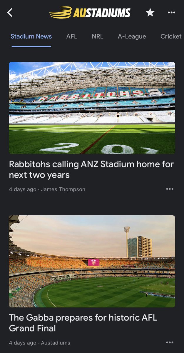 austadiums's tweet photo. Austadiums is on Google News. Get our latest news on the iOS/Android App or at https://t.co/7TDMtvGED8 - hit the ⭐️ to follow us. #googlenews #stadiumnews https://t.co/VHAC1n6FIB