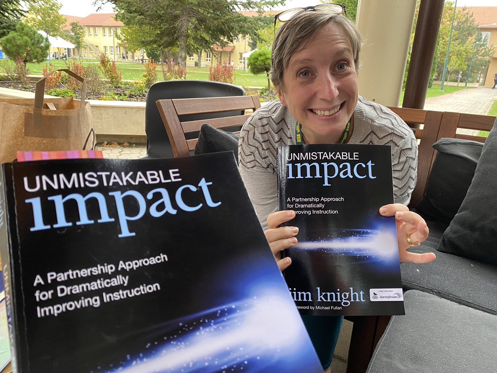 SarahHROM's tweet photo. Great conversation with @lv_white around Chapter 1. “Learning fuels our talk and makes us feel more alive” @jimknight99 Learning so much right now. #learningandchanging #coachingforimpact #techcoaches https://t.co/WtDHmX86f2
