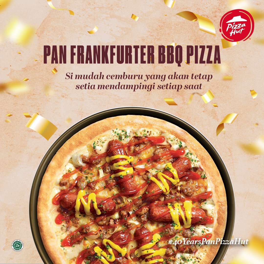 Topping american favourite pizza hut