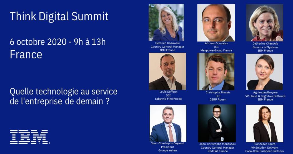 Quelle techno au service de l'entreprise de demain ? Transfo de l’#IT, adoption du #cloudhybride #multicloud #conteneurs #OpenSource illustrés par les témoignages de <a href="/ManpowerGroupFR/">ManpowerGroup France</a>, Labeyrie, CERP Rouen, @RedHat_France, Coca Cola European Partner &amp; <a href="/GroupeAsten/">Groupe Asten</a> #ThinkParisFR