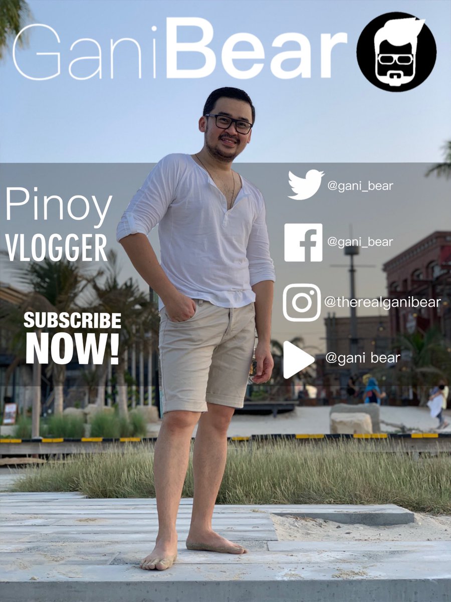 gani_bear's tweet photo. Thank you for everyone who’s still supporting me and please continue on watching my vlogs! #ganibear #pinoy #pinoyvlogger #pinoyvloggers #vlog #vlogger #vloggerlife #daddybear #daddybear🐻 #bear #contentcreator #dubai #dubaibased #dubailife #dubaitravel #dubaitravelblogger https://t.co/jiXkE1U09K