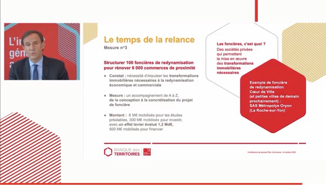 Banque des Territoires (@banquedesterr) on Twitter photo #Relance La création de 100 foncières de redynamisation va permettre de rénover 6000 commerces de #proximité. L’objectif est de pratiquer des loyers bas et de restructurer 💪🏼 #live <a href="/oliviersichel/">Olivier Sichel</a> #Relance La création de 100 foncières de redynamisation va permettre de rénover 6000 commerces de #proximité. L’objectif est de pratiquer des loyers bas et de restructurer 💪🏼 #live <a href="/oliviersichel/">Olivier Sichel</a>