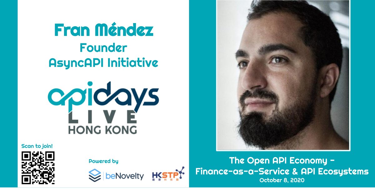 APIdaysGlobal's tweet photo. Join us at #apidays Hong Kong and hear about the "AsyncAPI &amp; The future of API specs" from @fmvilas (Founder of @AsyncAPISpec). Registration is still open and it's FREE.  https://t.co/hcpSEly1NG

#ApidaysHongKong #APIEcosystem #APIGateway #APIPlatform #APICommunity https://t.co/b3Ecz20hj9