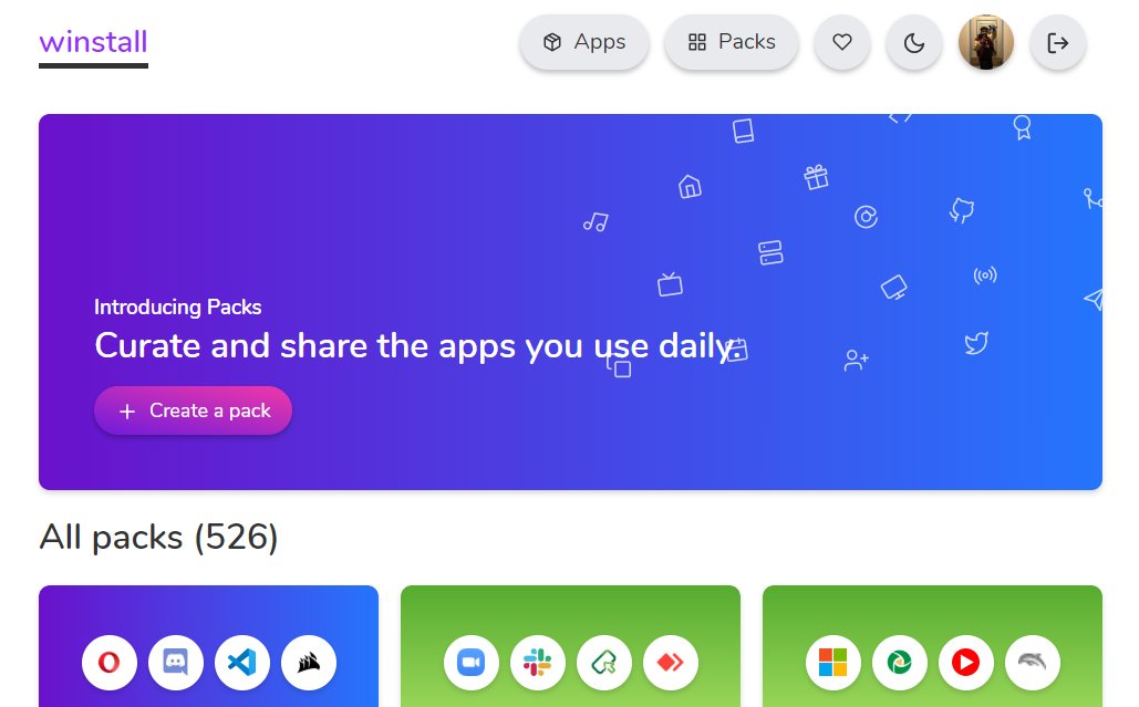 mehedih_'s tweet photo. AHHHHH winstall already has more than 500 packs within a week. Thank you so much to those who tried this out! ❤

Looks like imma have to implement pagination sooner than I'd intended to :) https://t.co/HAlSDbYB4d