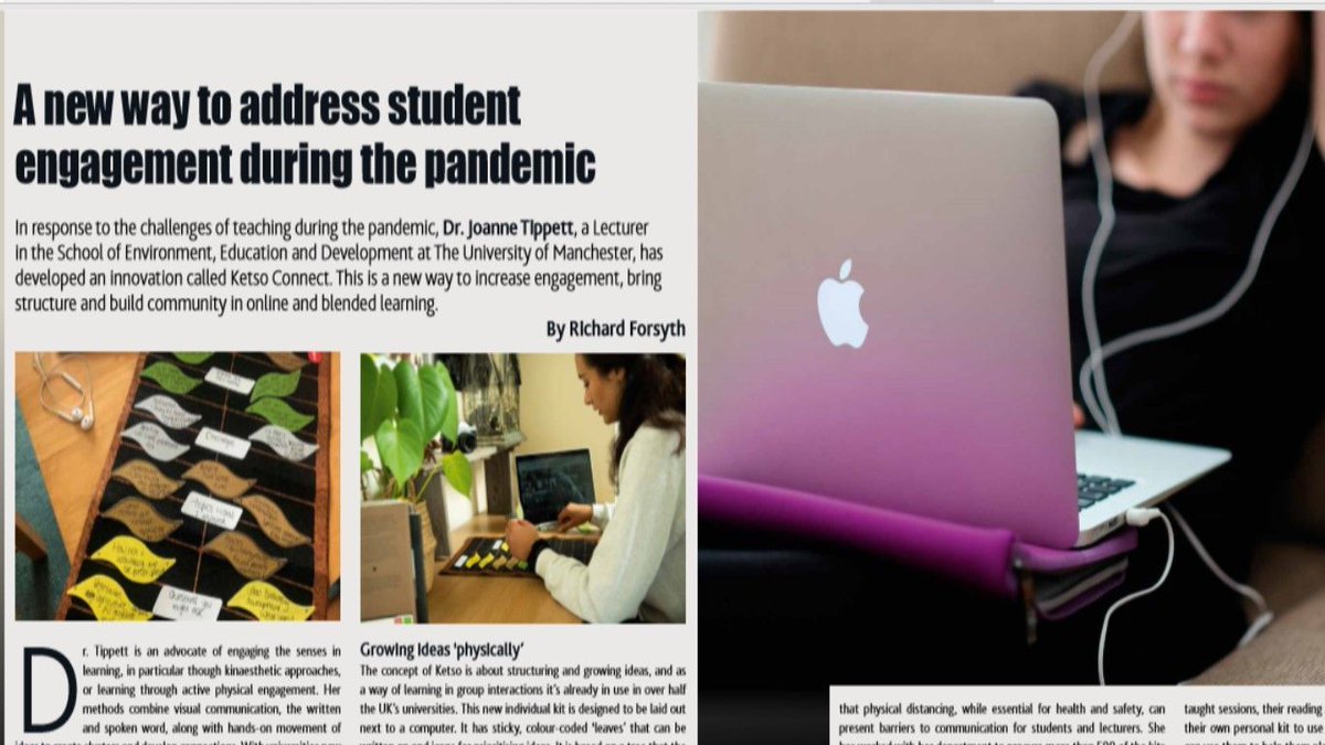 EU Research magazine has a feature on <a href="/OfficialUoM/">The University of Manchester</a> innovation #KetsoConnect Read pages 62-63 in the digital version of the publication. 
#Universities #EdChatEU #EdChat #DistanceLearning #EdLeaders #BlendedLearning #DeeperLearning #CompetencyEd buff.ly/3ioS9YX