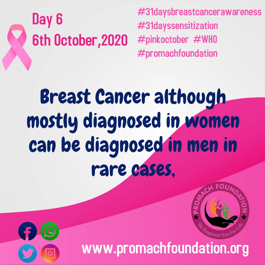 Breast Cancer can also affect men but very rare!!!! #BreastCancerAwarenessMonth #breastcancer #WomensHealth #maternalhealth #reproductivehealth #mariestopes