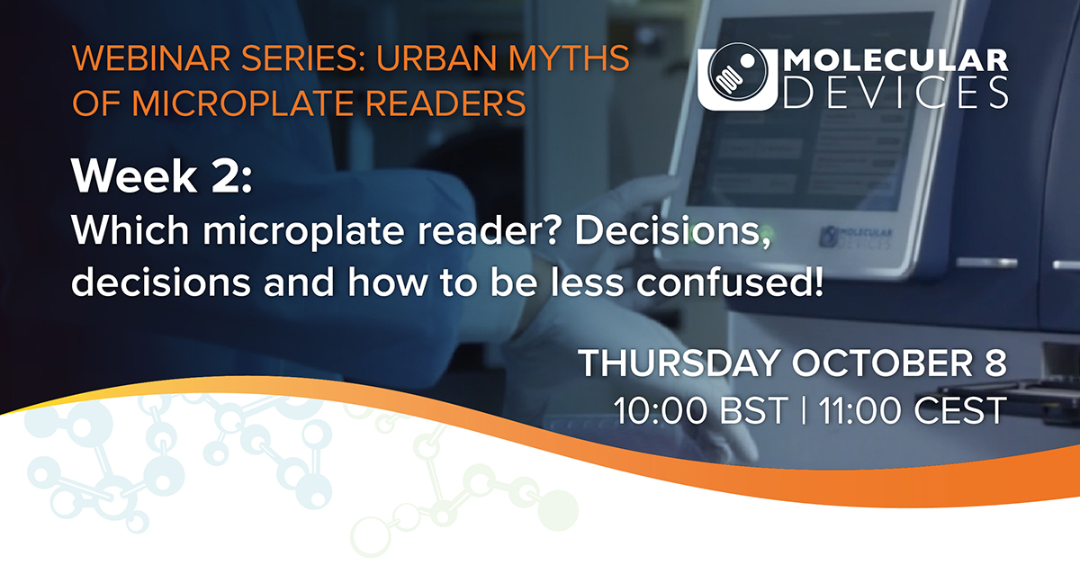 moldev's tweet image. Looking for a new #MicroplaterReader?  In this #MicroplateReaderWebinar see what you should look out for, learn about some exciting new technologies, and get some advice on choosing the right microplate reader for you!

ow.ly/eKkt50BsjKM