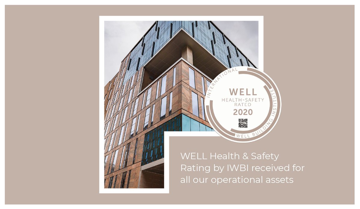 We are proud to be the first company globally to receive the #WELLHealthSafety Rating for ‘Facility Operations and Management’ from the International WELL Building Institute!Another step towards ensuring the safety of our member #community as we welcome them back to our #spaces.