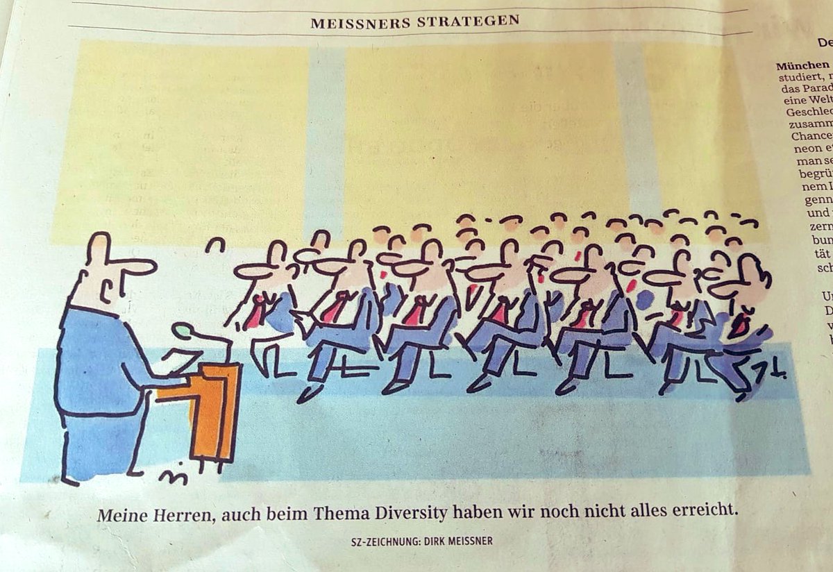 Wenn dein Vater dir dieses Bild schickt, dann weißt du, dass er deinen Job verstanden hat. ;-) <a href="/SZ_Wirtschaft/">SZ Wirtschaft</a> #DirkMeissner #Diversity