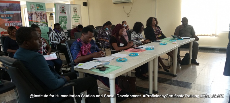 ihsdnigeria1's tweet photo. Cross section of participants at a 4-day Proficiency Certificate training in Humanitarian Services: Non-Governmental Organization (NGO) Management, Fundraising & Advocacy, organized by the @ihsdnigeria1 holding at the @NOA_Nigeria conference hall in Abuja.
#AbujaBatchC #Set48 https://t.co/6j68JIAMbk