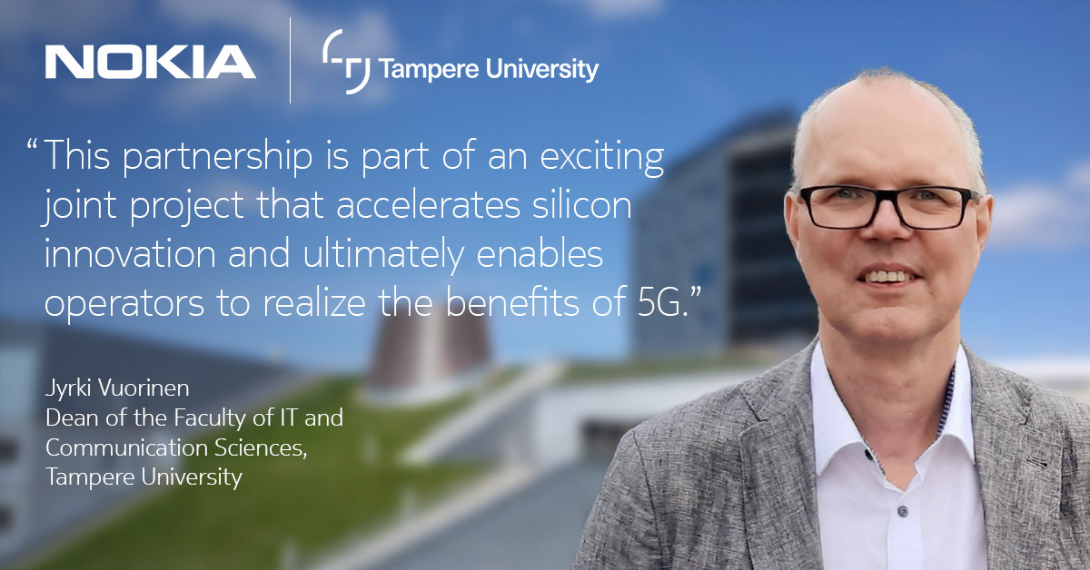 We have joined forces with @TampereUni to establish a new hub of expertise in system-on-chip (SoC) design. The #SoCHub initiative combines academia and business to enhance the competitiveness of companies in the transformation of circuit technology. nokia.ly/3l9WOQq