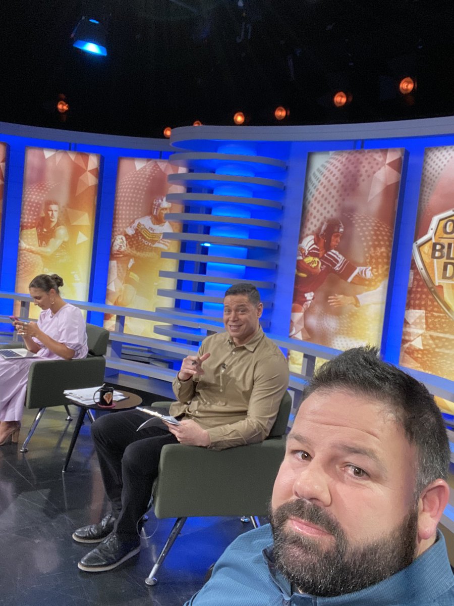 gorgeousgrose's tweet photo. We back in the studio tonight! Over the Black Dot on @NITV live at 8:30pm. Got some special guests from Rabbitohs and Raiders on tonight to talk finals footy. @Jodan_Perry @TimanaTahu @tanishastanton_ @dlacruz_b @Deanwidders #overtheblackdot #otbd https://t.co/PqM5EWCBz0