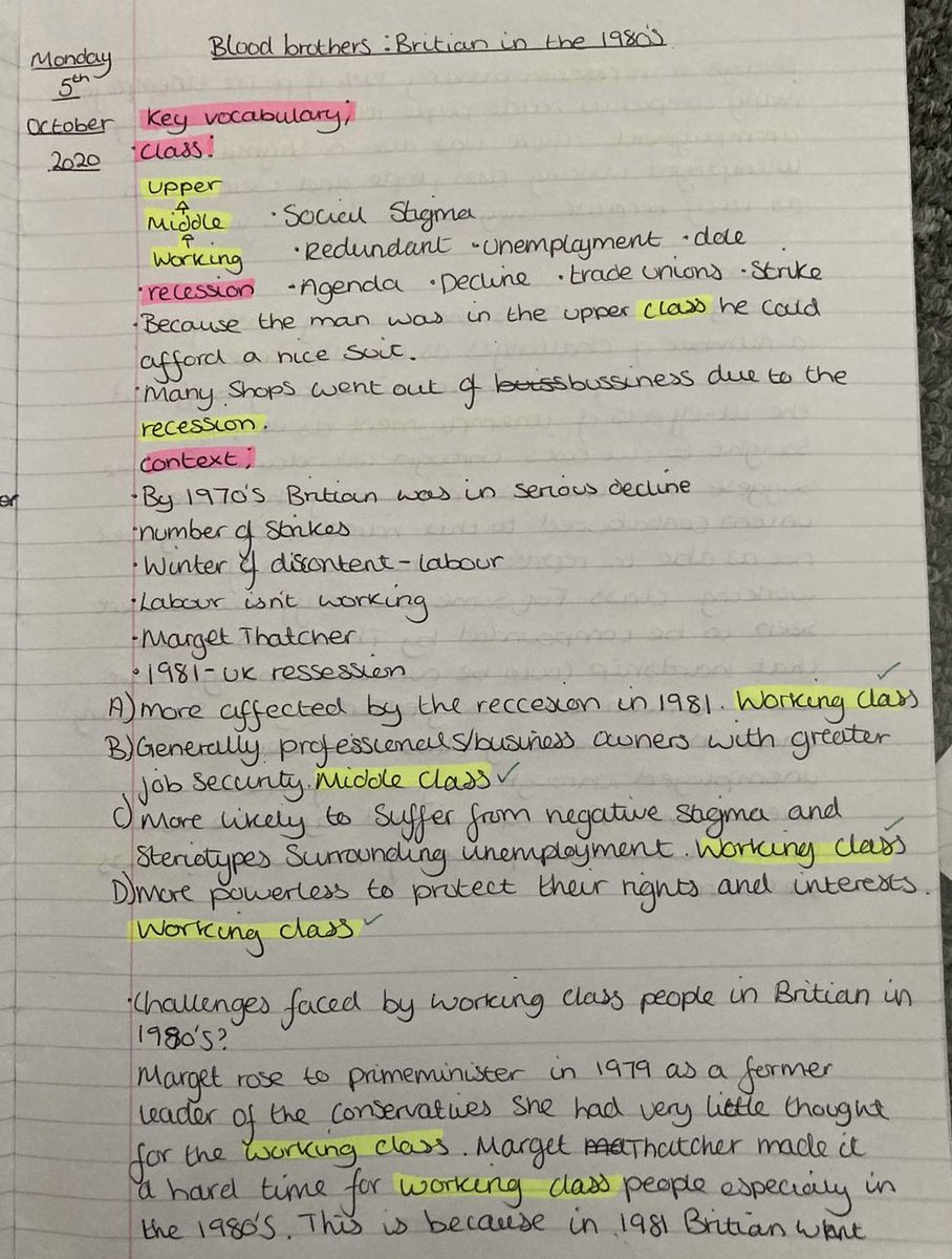 SutcliffeMiss's tweet photo. Absolutely over the moon with the amazing work submitted on Teams by the fabulous 10ZSE. We are using the @OakNational Blood Brothers scheme of work and the students are responding to it so well - see you very soon for today's 'live' guys! @BBGAcademy @bbgenglish @BBGAcademyTL https://t.co/hKNF72LBhy
