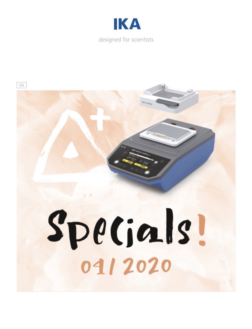 ChemistryChrisA's tweet photo. 🌟10 great offers🌟
https://t.co/oPl9IEUPIW
...to spruce up your Lab now for 2021!
#chooseika #rotaryevaporator #vacuum #pump #vacstar #chiller #temperaturecontrol #ikapette #pipette #overheadstirrer #magneticstirrer #cmaghs7 #hotplate #centrifuge #mill #thermomixer #viscometer https://t.co/bvkJ3mfS4D