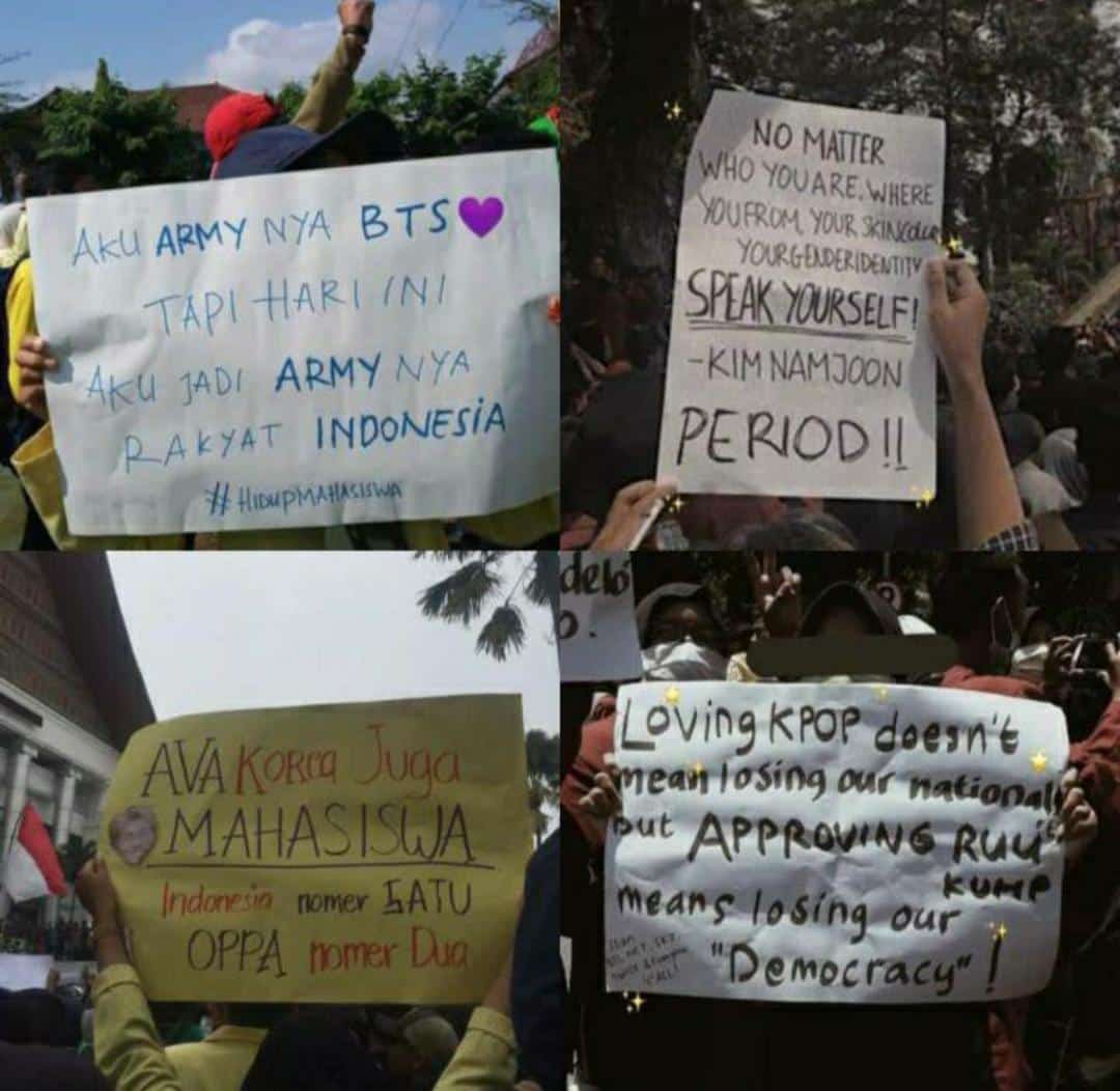 Mrs_kim7's tweet photo. Semangat untuk kakak² yang ikut turun langsung!!!

#DPRRIKhianatiRakyat https://t.co/iEIGErKdcw