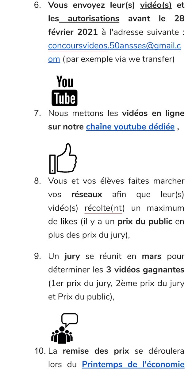 📢 Concours vidéo de <a href="/_APSES_/">L'APSES quitte X | Rdv sur @apses.bsky.social</a>
Expliquez une notion de SES en 3min

Inscrivez-vous :
framaforms.org/inscription-au…

@SES_LRB <a href="/Dumesnil3/">Emmanuel Dumesnil</a> <a href="/RiadRez/">Riad Rezzik</a> @ErwanTanguy3 <a href="/BondoisPhilippe/">Philippe Bondois</a> @GrumbachThibau1 <a href="/CgarciaSes/">Christine GARCIA</a> @iansestoulouse <a href="/cardie_tlse/">CARDIE de l'académie de Toulouse</a>
@LFChateaubriand <a href="/lycCDGDijon/">Lycée International Charles De Gaulle Dijon</a> 

Toutes les infos ⤵️