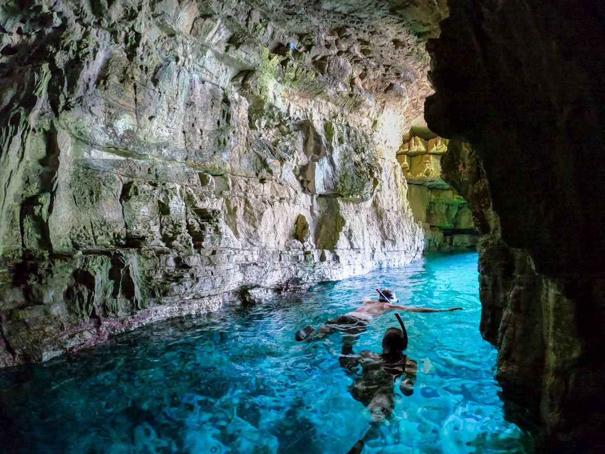 ActiveKayak's tweet image. Pula Kayak Tours - snorkeling in Blue Cave