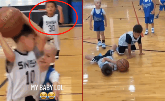 【影片】不傳球的下場？Randle兒子打球時多次要球未果，隨後將隊友放倒了…-黑特籃球-NBA新聞影音圖片分享社區