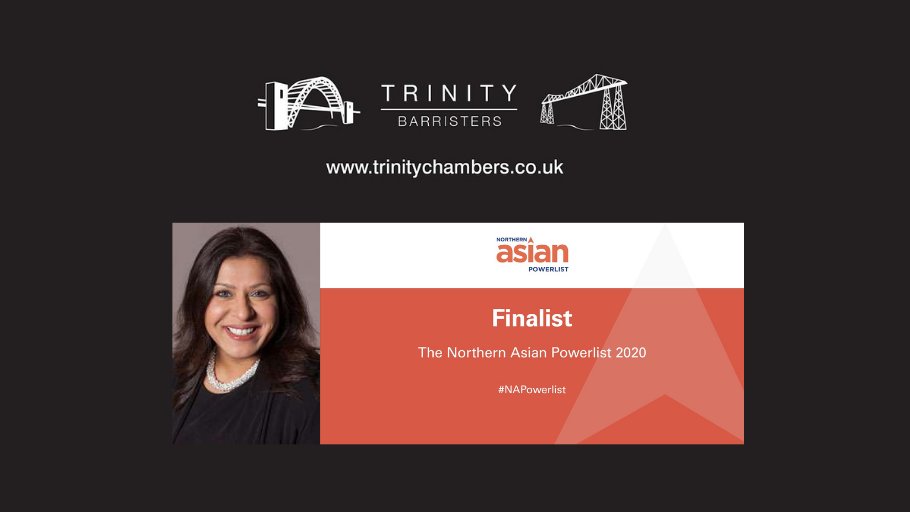 Trinity Family and Matrimonial Finance barrister, Kossar Kitching was a finalist in the Inspiring Professionals category of the inaugural Northern Asian Powerlist 2020. 
bit.ly/2GHQ6ly
#NAPowerlist #barrister #inspiringprofessionals