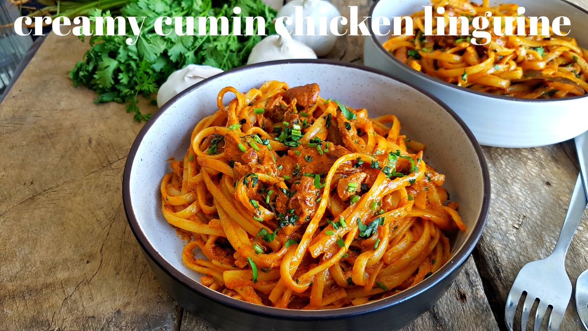 Si mkuje tutayarishe lunch sasa? All I have on my mind is my creamy cumin chicken linguine. Have you watched how I made this?See: 